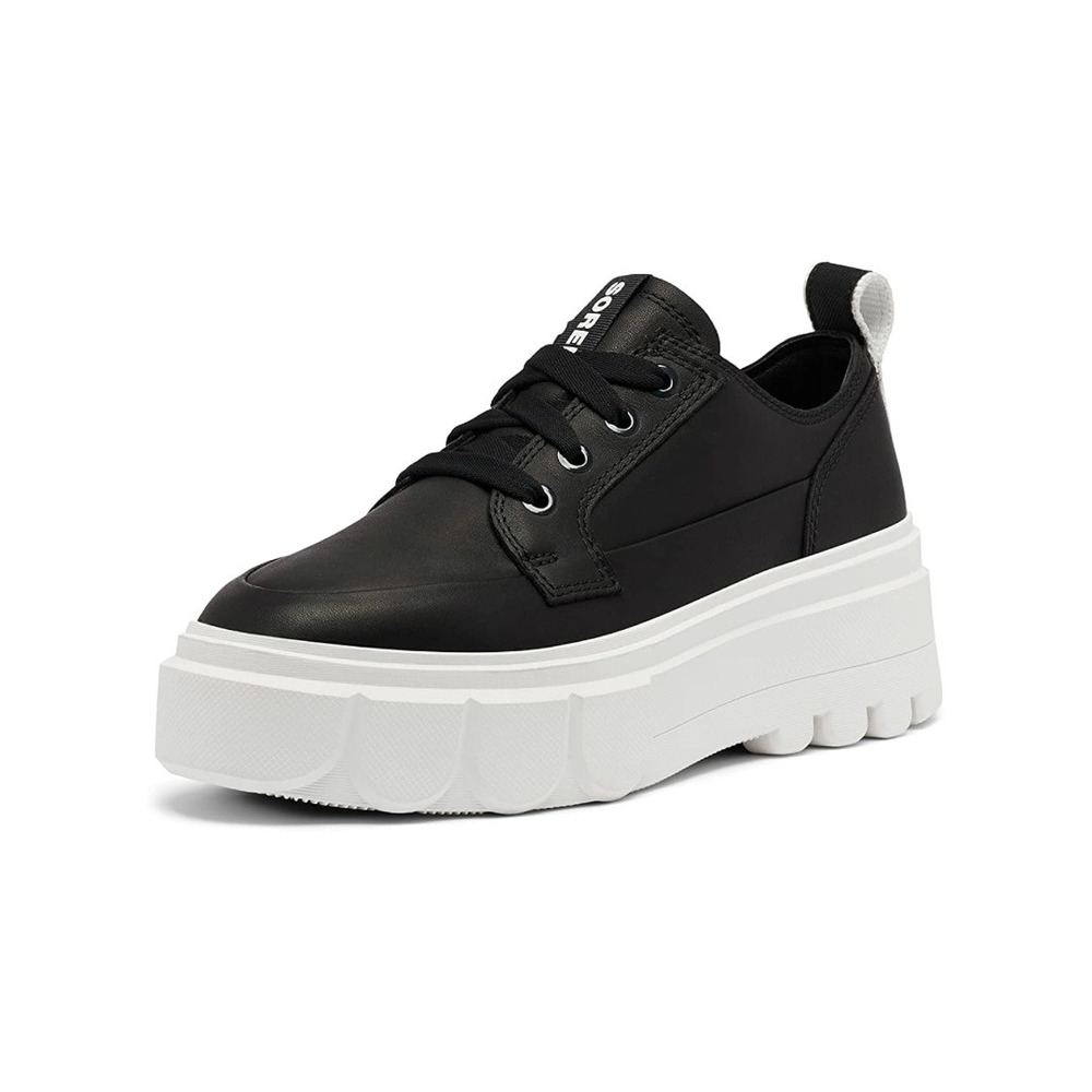 Sorel Caribou X Leather Waterproof Platform Sneaker Gorp Granola Minimalist